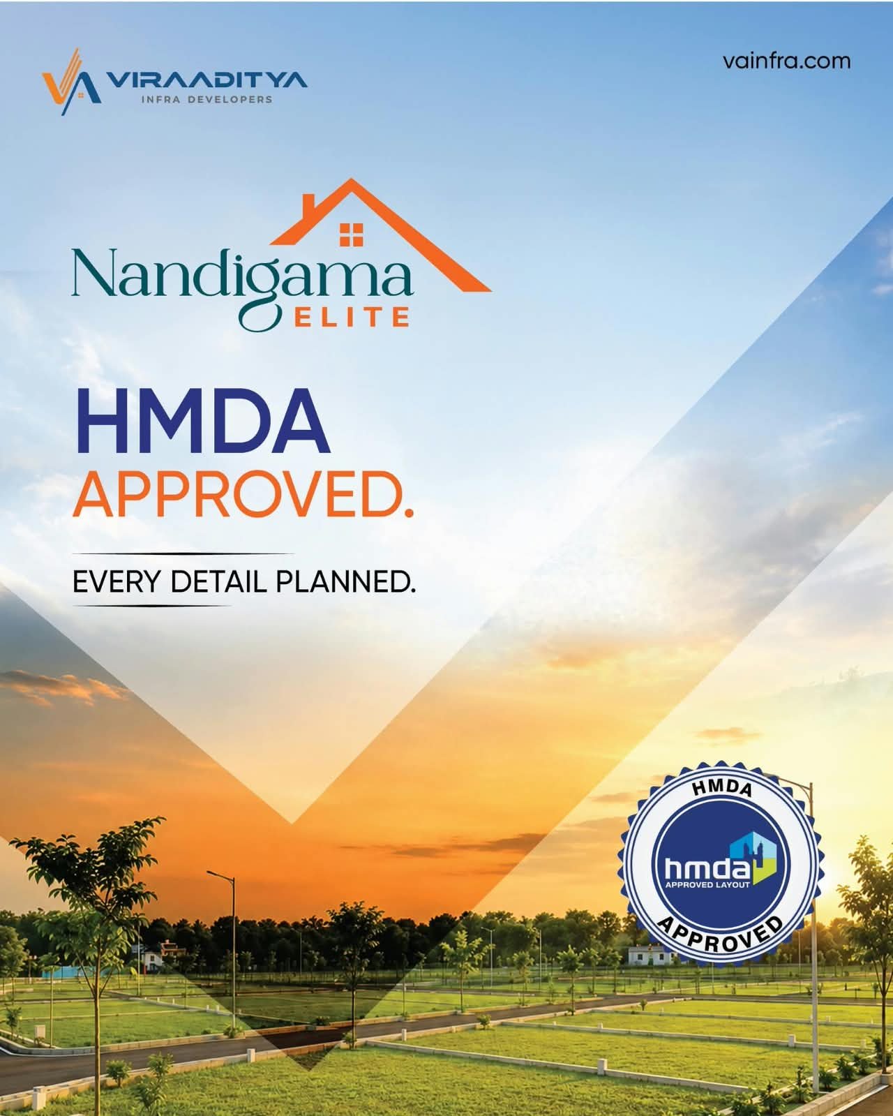 Nandigama Elite — HMDA approved layout